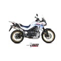 MIVV Slip-on, Dakar Stainless Steel, Standard Exhaust For Honda Transalp XL750 (2023+)
